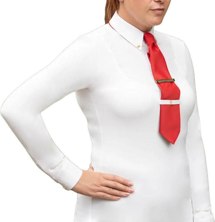 Immagine prodotto Supreme Products Champion Show Rider WettkampfShirt mit kurzem Reissverschluss Langärmlig (L)