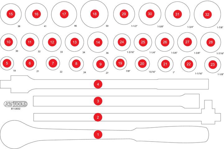 Actual product image KS Tools 811.0032-97