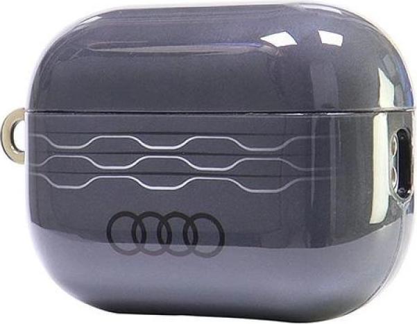Produktbild Audi IML Geometric Pattern AirPods Pro 2 cover szary/gray AU-IMLAPP2-A6/D3-GY (Kopfhörer Hülle)