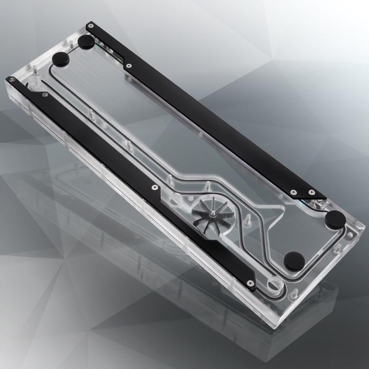 Actual product image Raijintek ACHERON 360 RBW Distro Plate - Acrylic, D-RGB