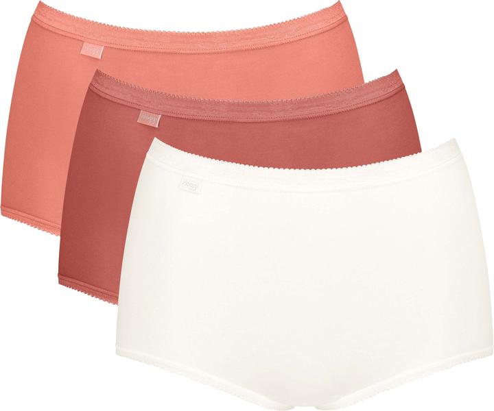 Produktbild Sloggi Unterhose BASIC+ MAXI Damen-Slip 3er Pack (46, 3er Pack)