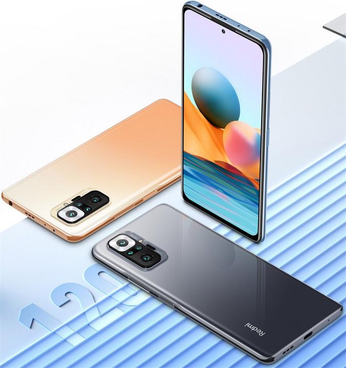 Produktbild Xiaomi Redmi Note 10 Pro (64 GB, Glacier Blue, 6.67", Dual SIM, 108 Mpx, 4G)
