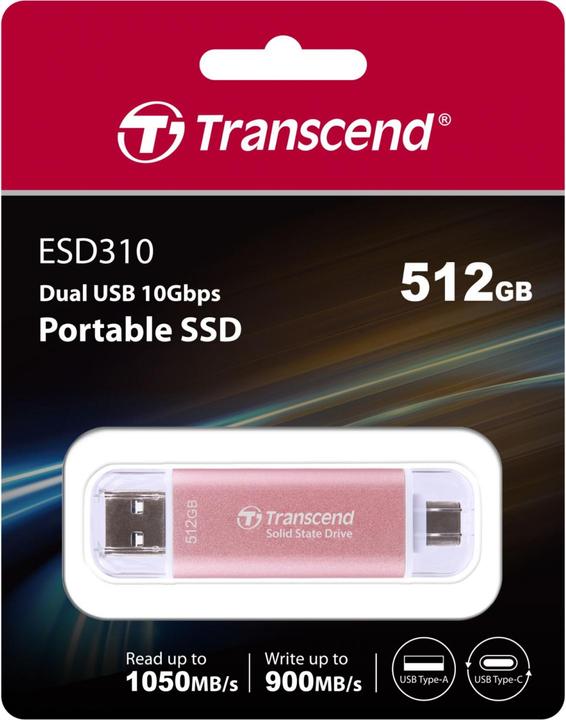 Actual product image Transcend ESD310 (512 GB, USB-A)