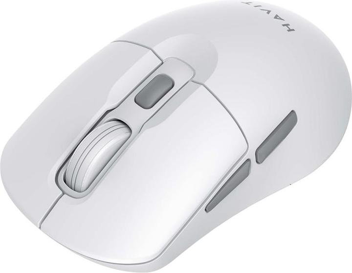 Actual product image Havit - Wireless Mouse (MS59WB) - 2.4GHz, 800/1200/1600 DPI, ABS, PC, AA Battery - White (Wireless)