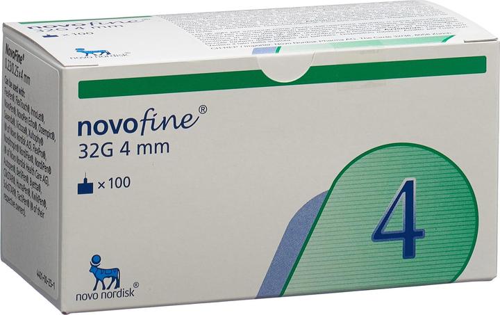 Image du produit Novofine Injektionsnadeln 32G 4mm (Aiguilles de stylo + aiguilles jetables)