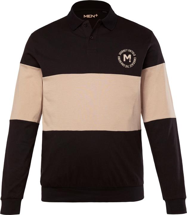 Produktbild Men+ Poloshirt Bauchfit, Langarm, Rugby (6XL)