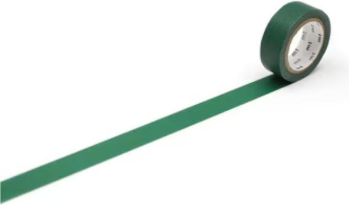 MT Klebeband Washi Masking Tape Basic Pfaugrün 15mmx7m (15 mm)