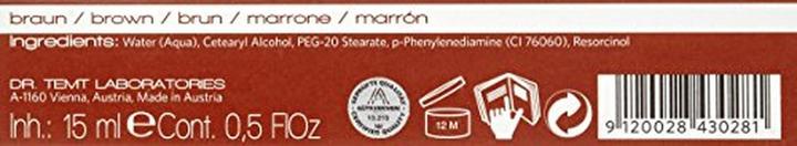 Actual product image Combinal eyebrow and eyelash tint brown 15 ml (Brown)