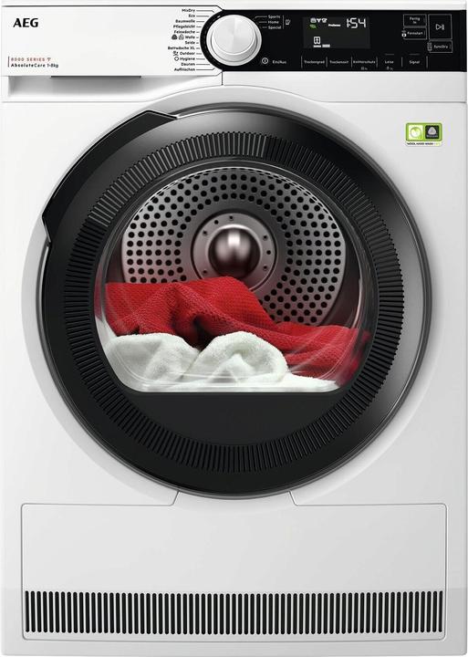 AEG Sèche-linge à condensation (8 kg, Droite, Modifiable)