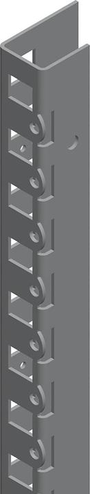 Actual product image Schneider Electric Adapter profile Spacial SM vertical 1600mm 2 pieces