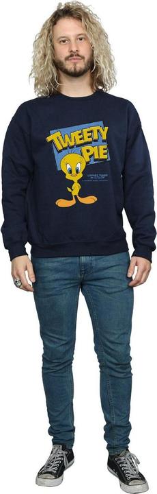 Actual product image Looney Tunes Mens Classic Tweety Cotton Sweatshirt (S)