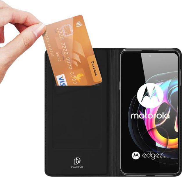 Actual product image Dux Ducis Skin Pro Series Bookcover (Motorola Edge 20 Lite)