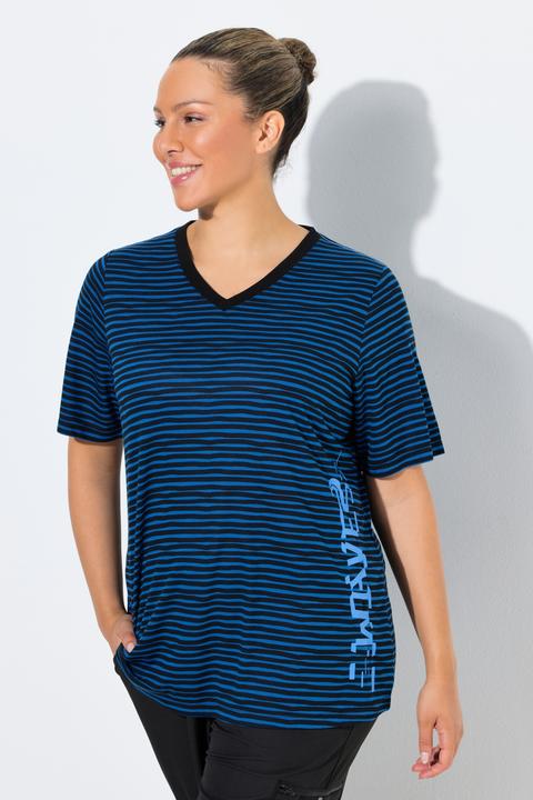 Actual product image Ulla Popken Striped Antibacterial Tee (58)