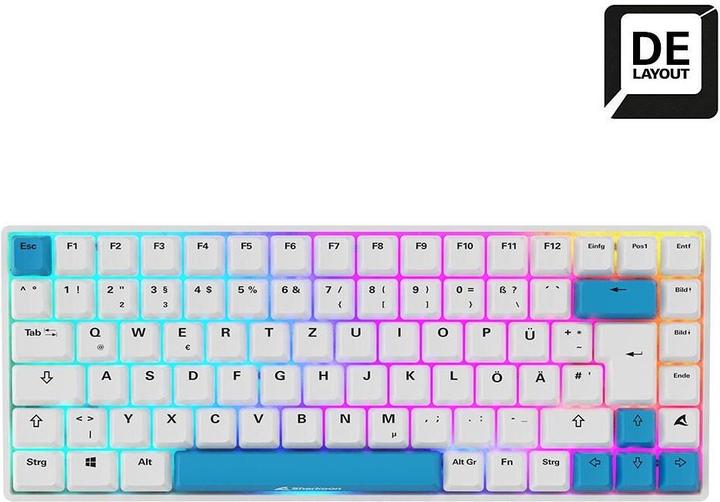 Actual product image Sharkoon Skiller SGK50 S3 PBT (DE, Cable)