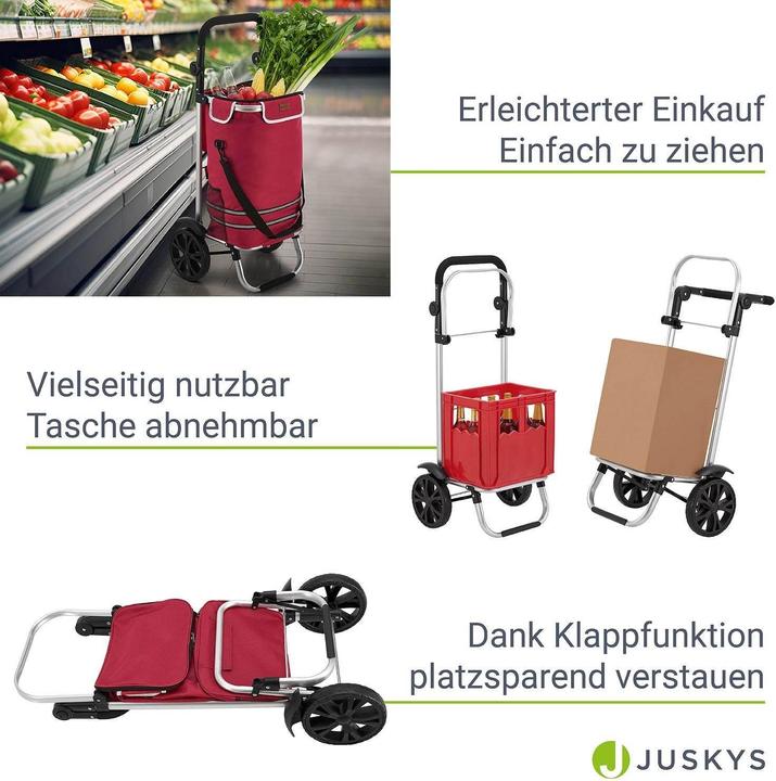 Produktbild Juskys 3in1 Einkaufstrolley