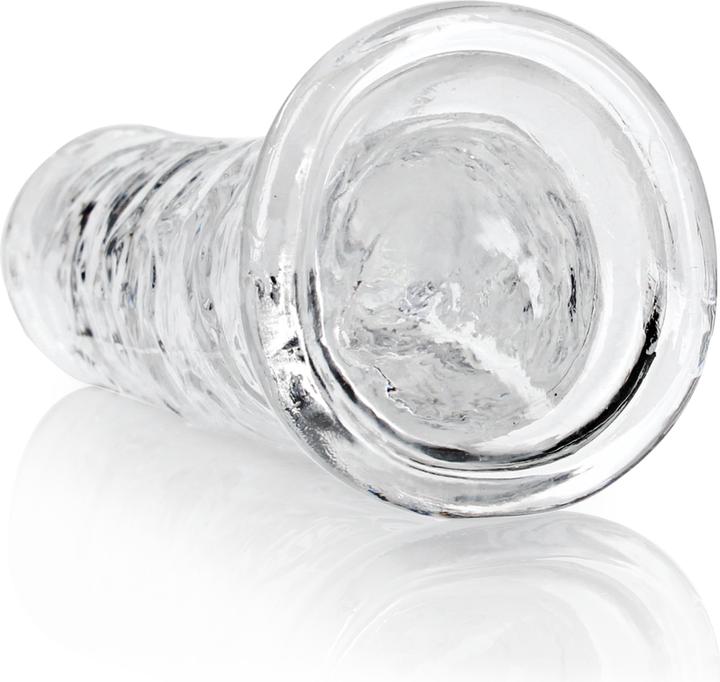 Image du produit RealRock Straight Realistic Dildo Suction Cup - 8" / 20 - Tra