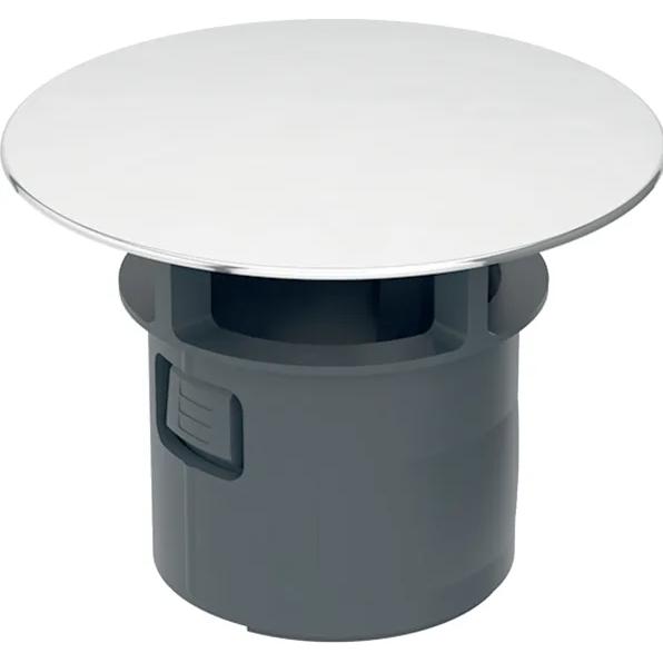 Geberit, Accessori per installazione sanitaria, Coprivalvole Clou in plastica cromata brillante 241993211
