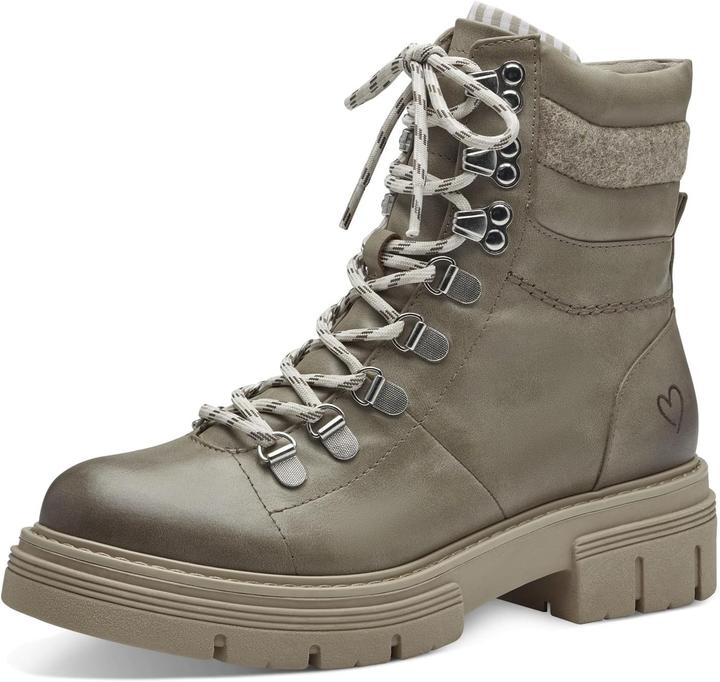 Image du produit Marco Tozzi dames 2-25780-41 Lace Boot Flat, Stone Comb, 38 EU (38)