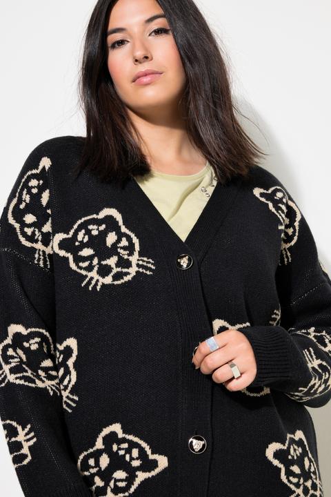 Image du produit Studio Untold Cardigan oversize, têtes de lion (58)