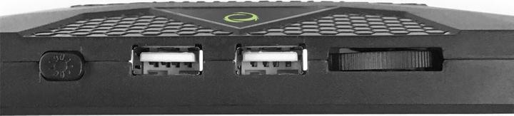 Actual product image Esperanza EGC107 gaming cooling pad for laptop led rgb breva