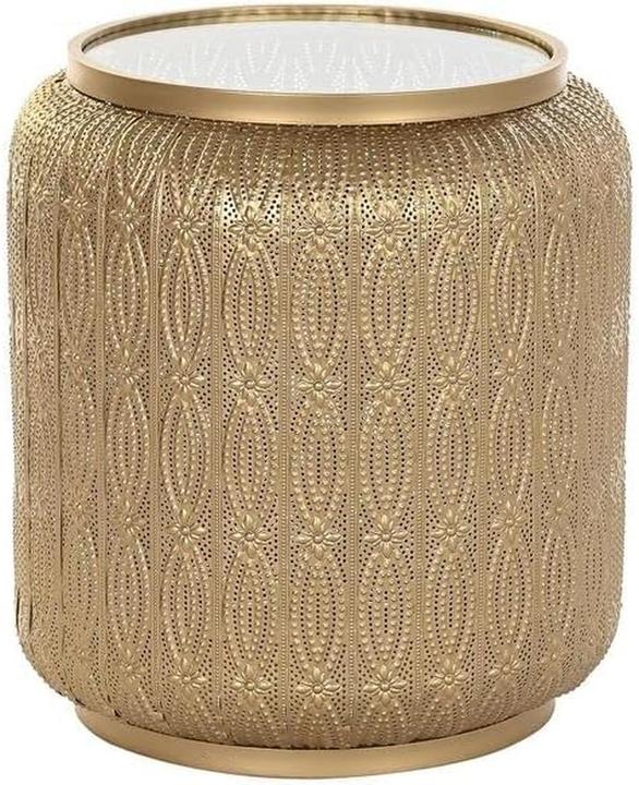Actual product image DKD Home Decor Side table Golden Metal Arab (42 x 42 x 44 cm)