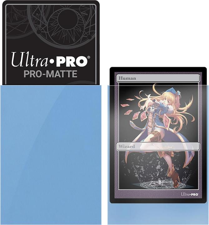 Actual product image Ultra Pro Light Blue PRO Matte Deck Protector Small