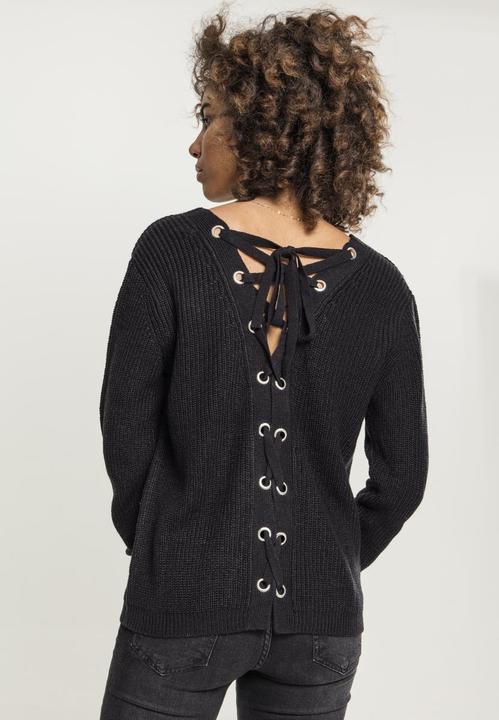 Produktbild Urban Classics Ladies Back Lace Up Sweater (L)
