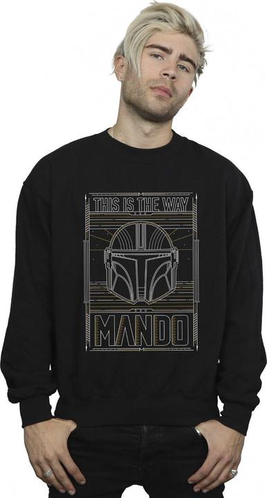 Image du produit Star Wars - Sweat THE MANDALORIAN THE WAY OUTLINE HELM - Homme (L)