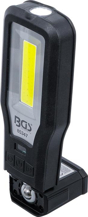 Produktbild BGS COB-LED Arbeits-Leuchte klappbar mit Ladestation (550 lm)