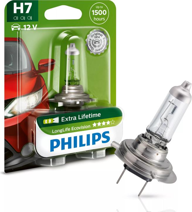 Actual product image Philips LongLife EcoVision (H7)