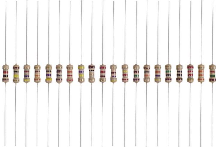 Actual product image Quadrios 201711P001 Carbon film resistor assortment axial leaded 0.25 W 5 % 400 pc.