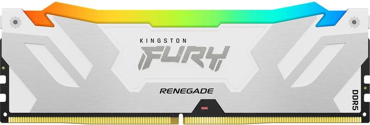 Produktbild Kingston 48GB 8000MT/s DDR5 CL38 DIMM Kit of 2 FURY Renegade RGB White (2 x 24GB, 8000 MHz, DDR5-RAM, DIMM)