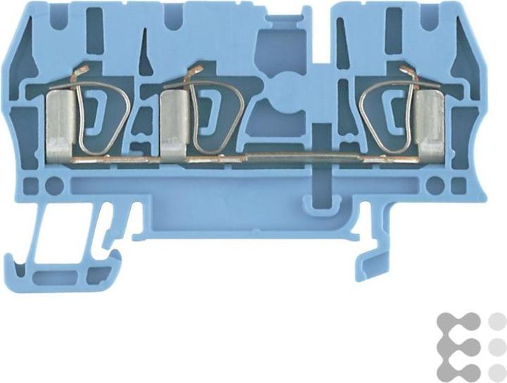 Actual product image Weidmüller Feed-through terminal block ZDU 2.5/3AN BL