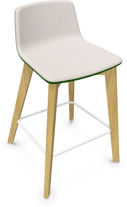 Beige, White, green melange, Ash natural light grey stained
