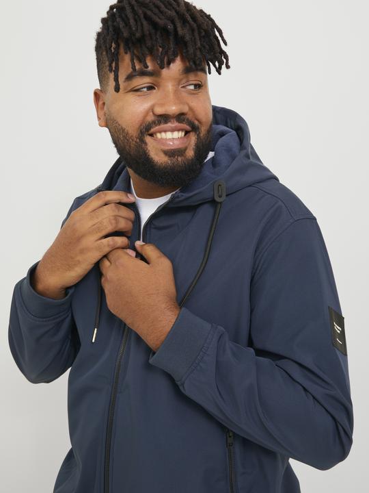 Actual product image Jack & Jones Softshell Plus Size Jacket (6XL, 8XL)
