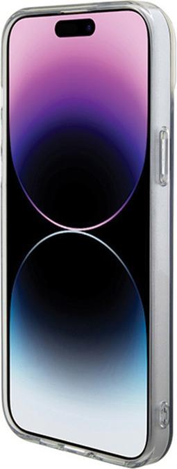 Actual product image Guess GUHMP15LHITSK iPhone 15 Pro 6.1" czarny/black hardcase IML Iridescent MagSafe (Apple iPhone 15 Pro)