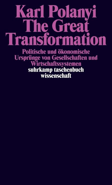 Actual product image The Great Transformation (German, Charles Polanyi, 1973)