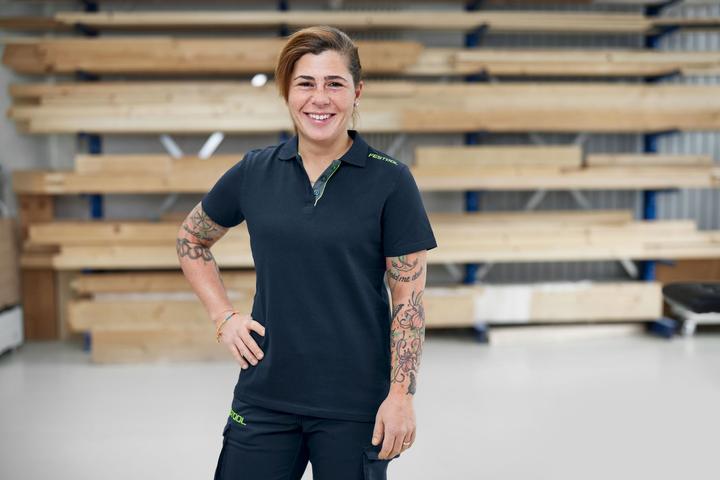 Produktbild Festool Poloshirt dunkelblau Damen POL-LAD-FT1-XL (XL)