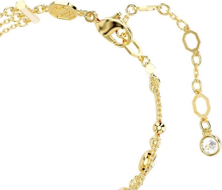 Produktbild Swarovski Imber Breites Armband Rundschliff Weiss Gold (20 cm, Swarovski Metall)
