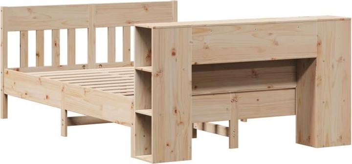 Image du produit vidaXL Bett mit Regal (135 x 190 cm)