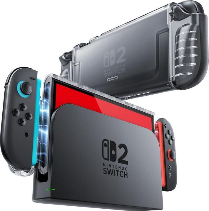 Supcase Crystal Case für Nintendo Switch 2 - Transparent (DSi XL)