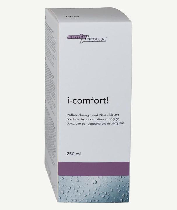 Image du produit Contopharm Aufbewahrungs- und Abspüllösung i-comfort! i-comfort! (Solution saline Produit pour lentilles, 250 ml)