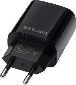 Produktbild Beline Ład. siec. 1x USB-C 20W + kabel lightning czarna /black PD 3.0 BLNCB20L (20 W)