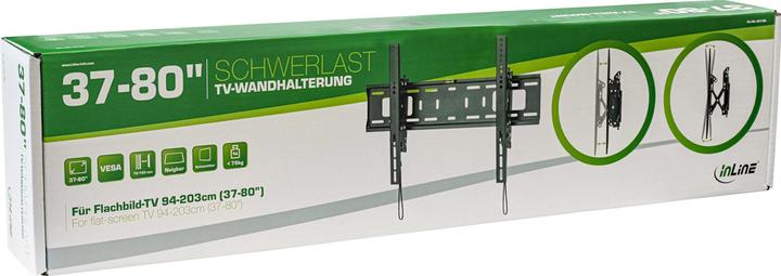 Produktbild InLine Schwerlast-TV-Wandhalterung (Wand, 37", 75 kg)