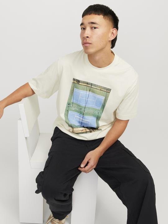 Actual product image Jack & Jones Gedruckt Rundhalsausschnitt T-shirt T-shirt (M)