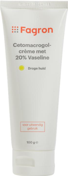 Produktbild Fagron Cetamacrogol Creme mit 20% Vaseline 100 Gr