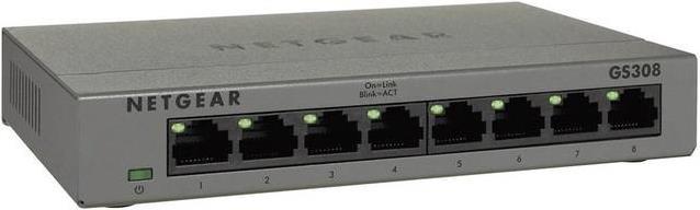 Actual product image Netgear Gs308-100pes (8 Ports)