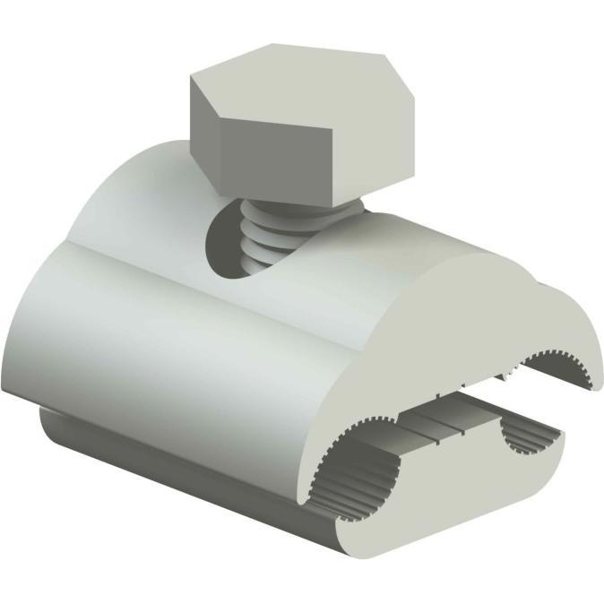 Legrand CABLO GRIFEQUIP alu Erdungsklemme 6-25qmm, Elektronikzubehör + Gehäuse, Silber