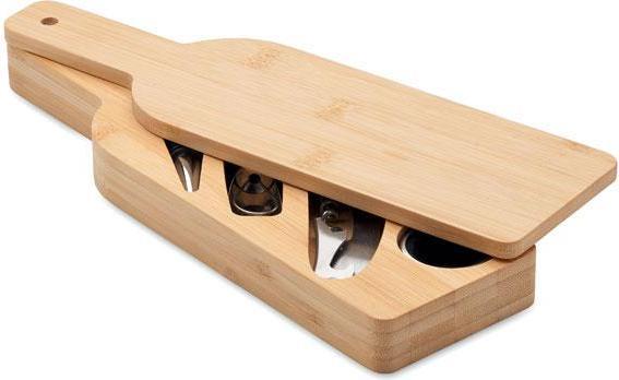 Image du produit MidOcean - Set à vin VINOVAULT SET (Anneau de goutte, Verseur de vin)