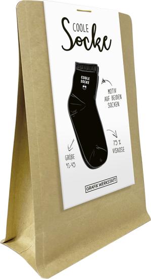 Immagine prodotto Geschenksocken Coole Socke - Coole Socke - Grösse 41-45 - von (41 - 45)